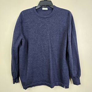 Gran Sasso Mens Undersized Long Sleeve Wool Sweater Large